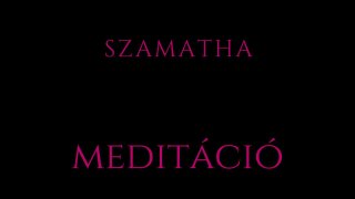 12. Szamatha meditáció